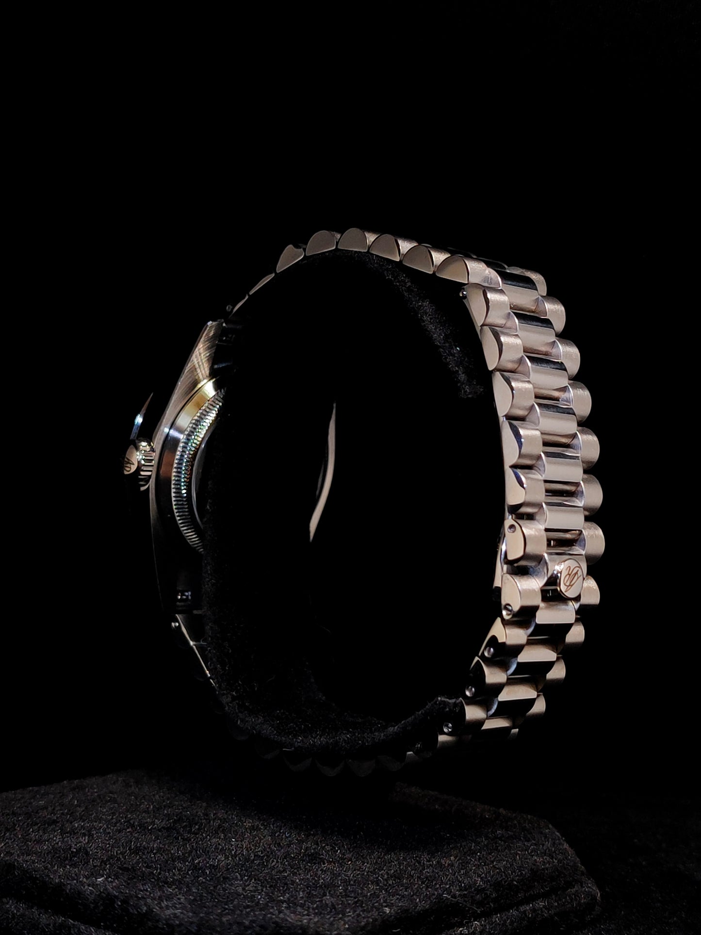 Armorino New Era – Black Edition Reloj Automático Plata con Dial Negro y Correa de Acero y Cuero Negro